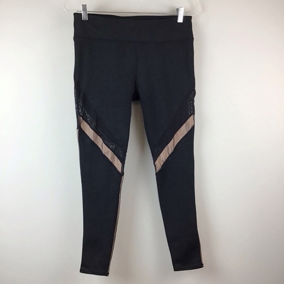 Fabletics Brogan Metallic Black & Bronze Legging | Large - Picture 2 of 11